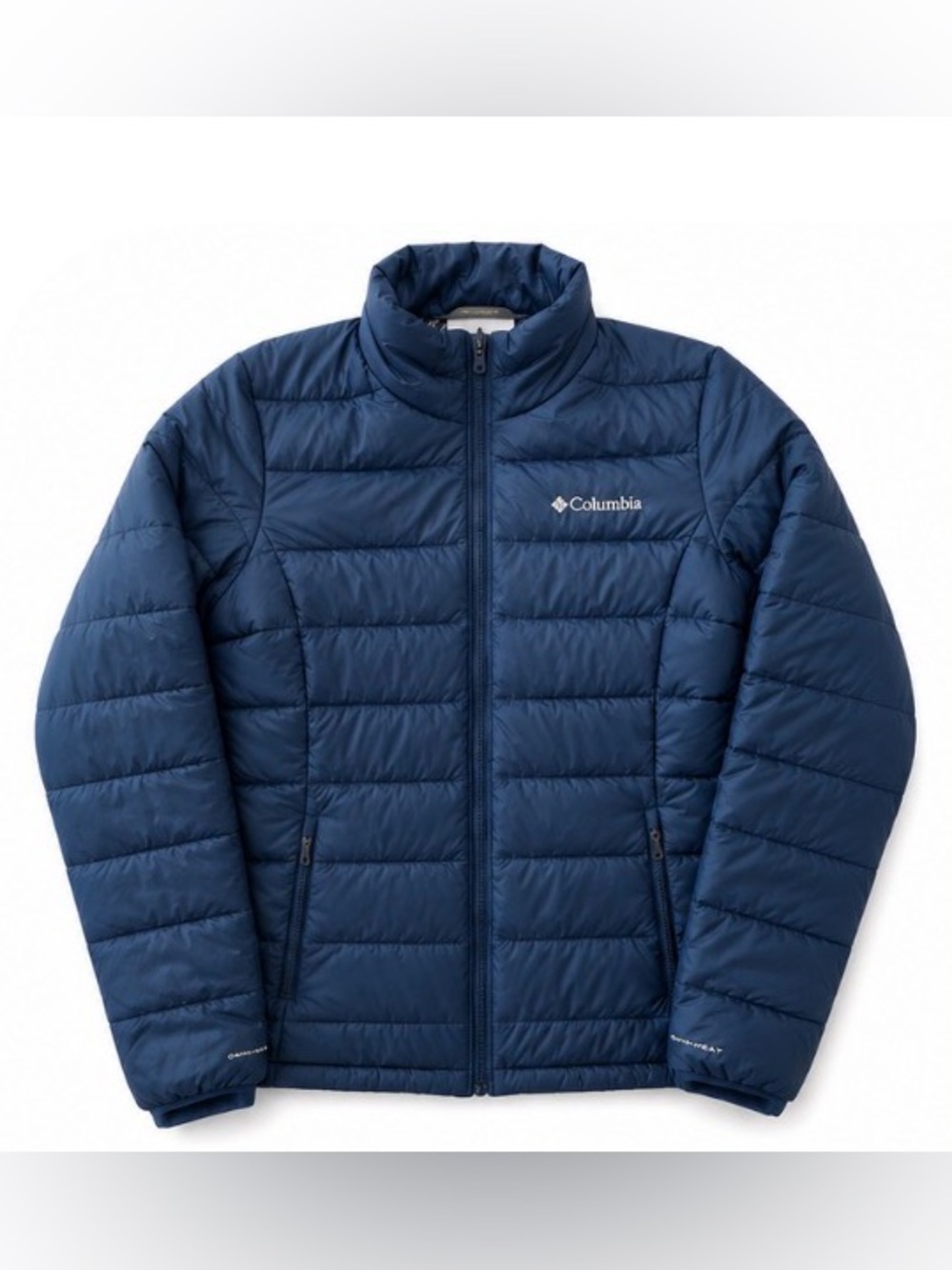 Columbia Men's XL Blue Puffer Jacket | Interchange Liner | Full Zip
